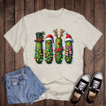 Christmas Pickles with Lights Graphic - Adult & Kids T-Shirts, Sweatshirts & Hoodies apparel design preview 1
