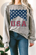 USA Flag Graphix Terry - Adult & Kids T-Shirts, Sweatshirts & Hoodies apparel design preview 1