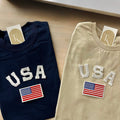 USA Flag 4th of July - Adult & Kids T-Shirts, Sweatshirts & Hoodies apparel design preview 1