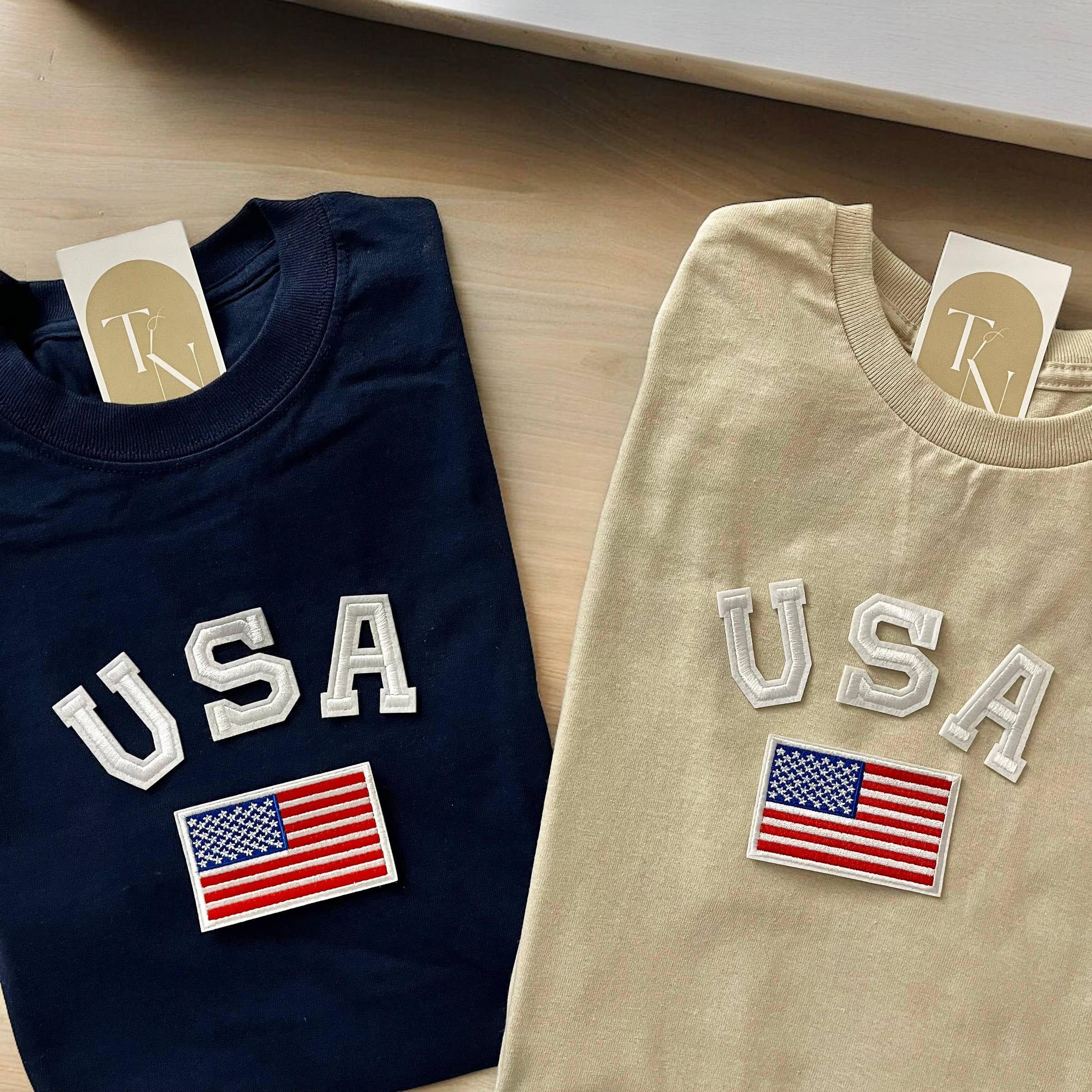 USA Flag 4th of July - Adult & Kids T-Shirts, Sweatshirts & Hoodies apparel design preview 1