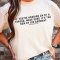 Christian Graphic Hanging On By A Thread Comfort - Adult & Kids T-Shirts, Sweatshirts & Hoodies apparel design preview 1