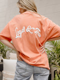 Osu Cowboys Lyric Puff Ink Orange Comfort Colors - Adult & Kids T-Shirts, Sweatshirts & Hoodies apparel design preview 1