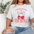 Land of the Free July 4th Graphic Gildan - Adult & Kids T-Shirts, Sweatshirts & Hoodies apparel design preview 1