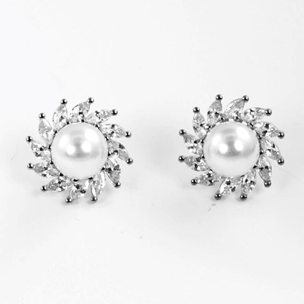 Cz Gold-Dipped Pearl Sun Earring - Adult & Kids T-Shirts, Sweatshirts & Hoodies apparel design preview 1