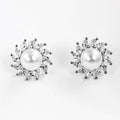 Cz Gold-Dipped Pearl Sun Earring - Adult & Kids T-Shirts, Sweatshirts & Hoodies apparel design preview 1