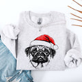 Pug, Santa, Dog, Christmas, Lover, Pet - Adult & Kids T-Shirts, Sweatshirts & Hoodies apparel design preview 1