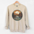 Zion Sand Crewneck National Park Sizes S-2XL - Adult & Kids T-Shirts, Sweatshirts & Hoodies apparel design preview 1