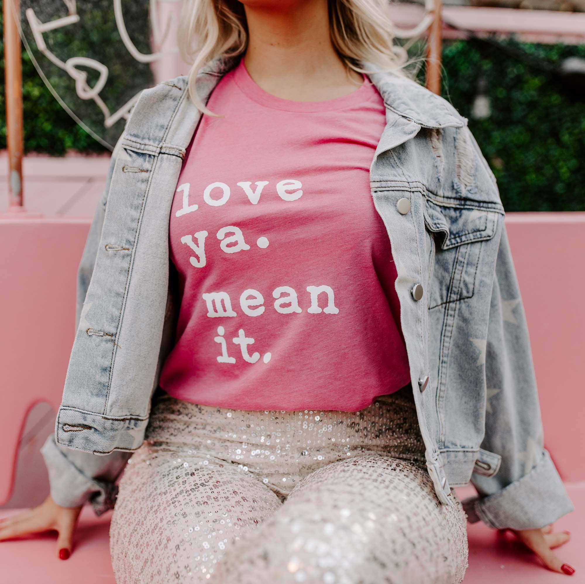 Love Ya Mean It Funny Valentine's - Adult & Kids T-Shirts, Sweatshirts & Hoodies apparel design preview 1