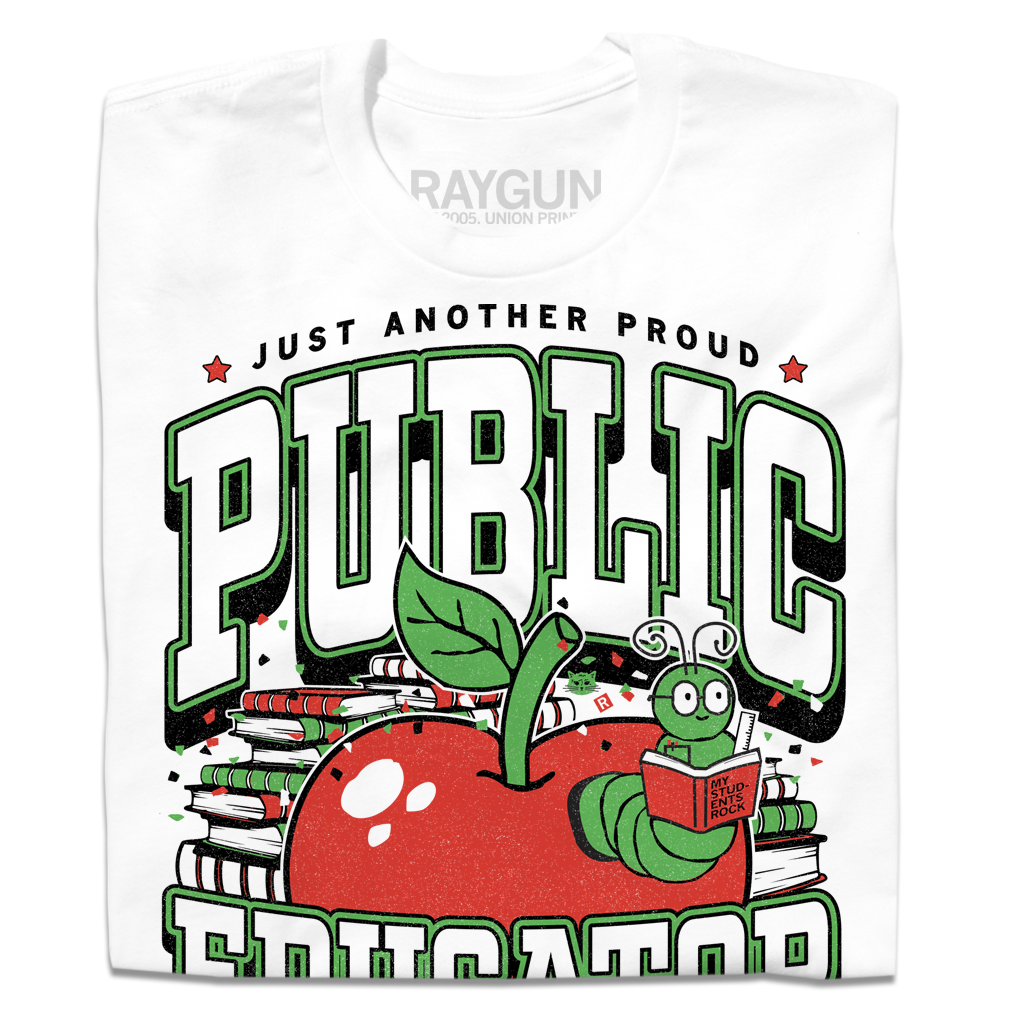 Public Educator Max Collegiate - Adult & Kids T-Shirts, Sweatshirts & Hoodies apparel design preview 1