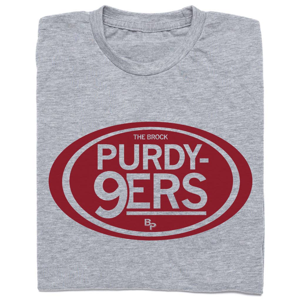 Purdy 9ers Grey - Adult & Kids T-Shirts, Sweatshirts & Hoodies apparel design preview 1