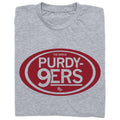 Purdy 9ers Grey - Adult & Kids T-Shirts, Sweatshirts & Hoodies apparel design preview 1