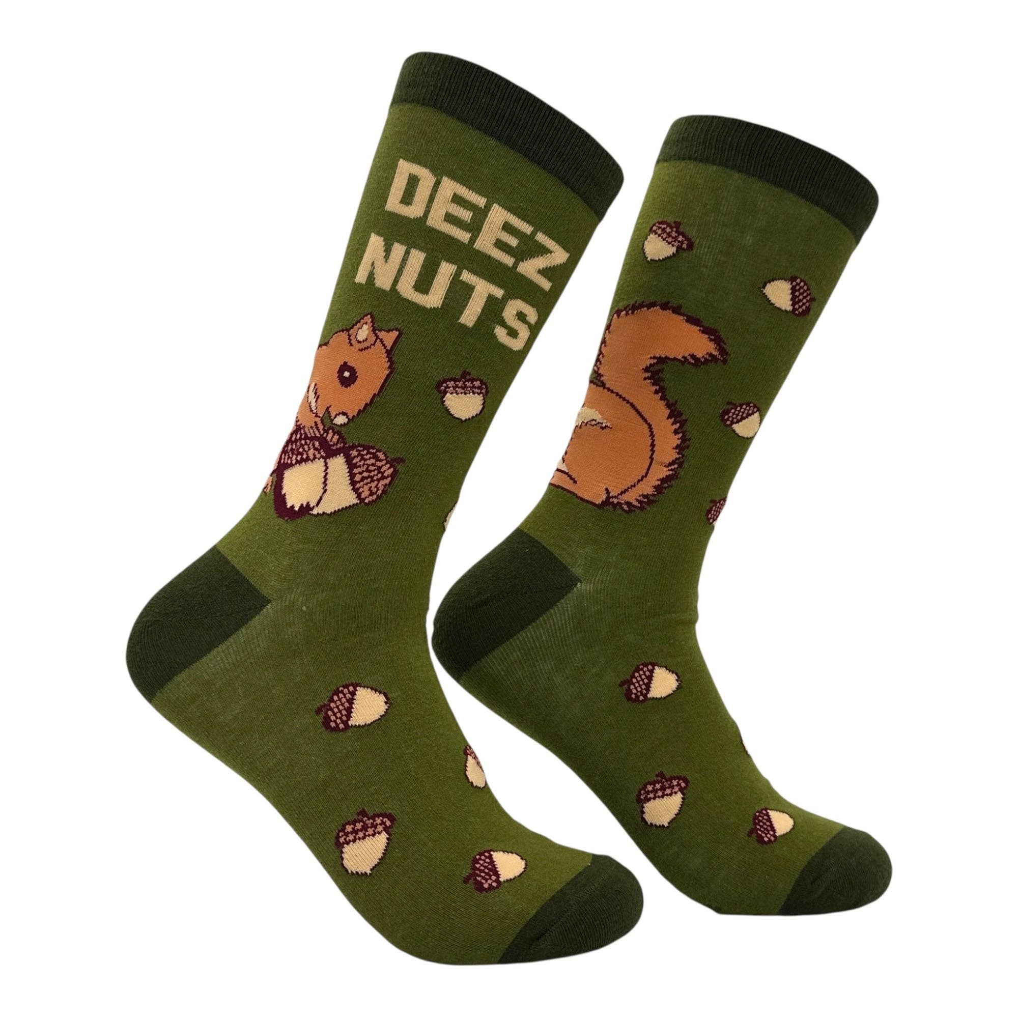 Deez Nuts Squirrel Socks - Adult & Kids T-Shirts, Sweatshirts & Hoodies apparel design preview 1