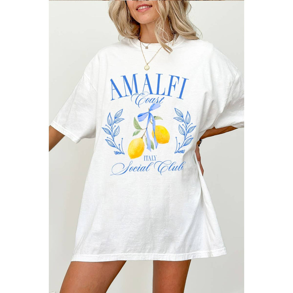 Amalfi Coast Vintage Graphic Oversized - Adult & Kids T-Shirts, Sweatshirts & Hoodies apparel design preview 1