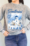 Santorini Greece Mineral Graphic Brushed - Adult & Kids T-Shirts, Sweatshirts & Hoodies apparel design preview 1