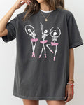 Dancing Skeleton Ladies, Ghost, Halloween - Adult & Kids T-Shirts, Sweatshirts & Hoodies apparel design preview 1