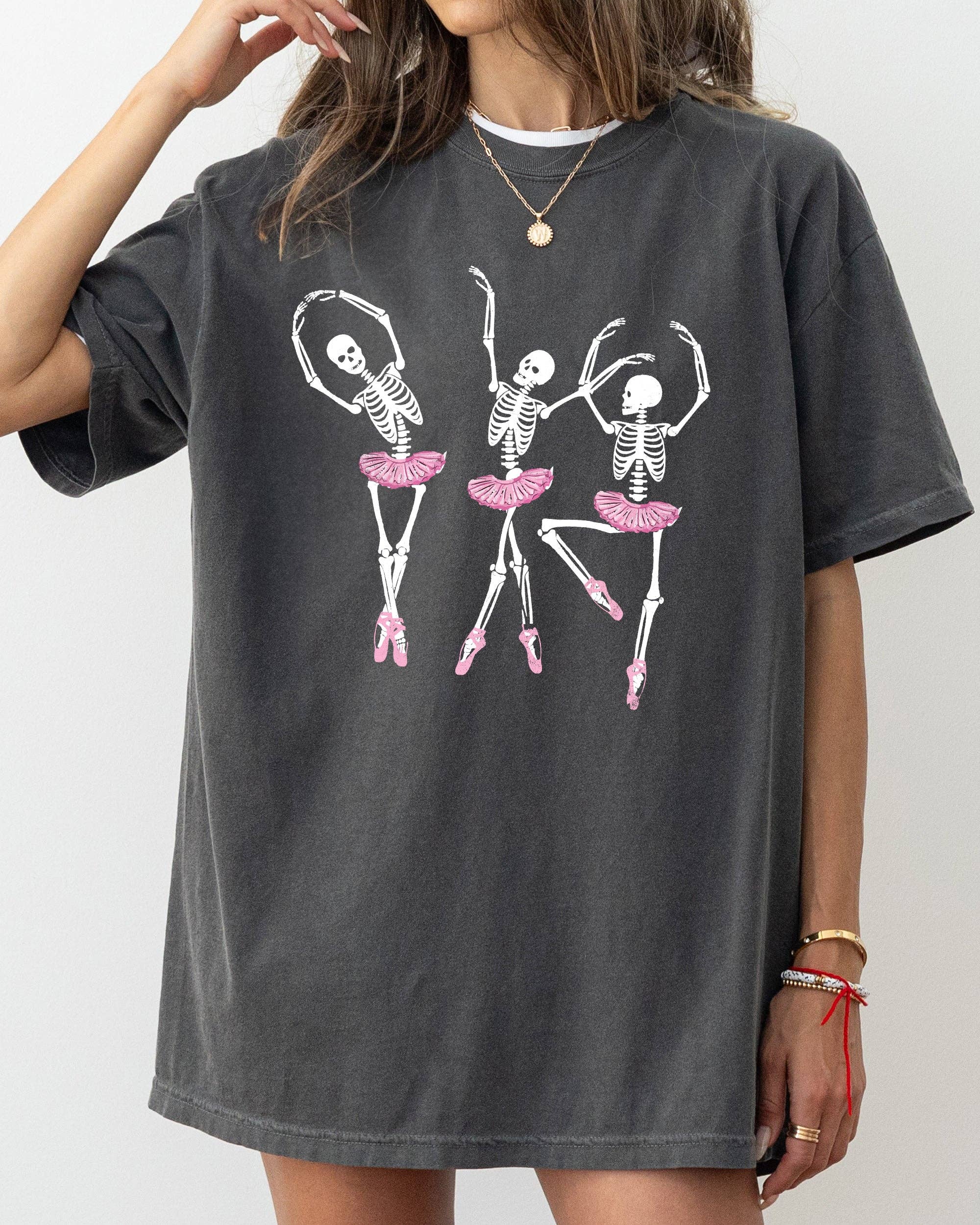 Dancing Skeleton Ladies, Ghost, Halloween - Adult & Kids T-Shirts, Sweatshirts & Hoodies apparel design preview 1