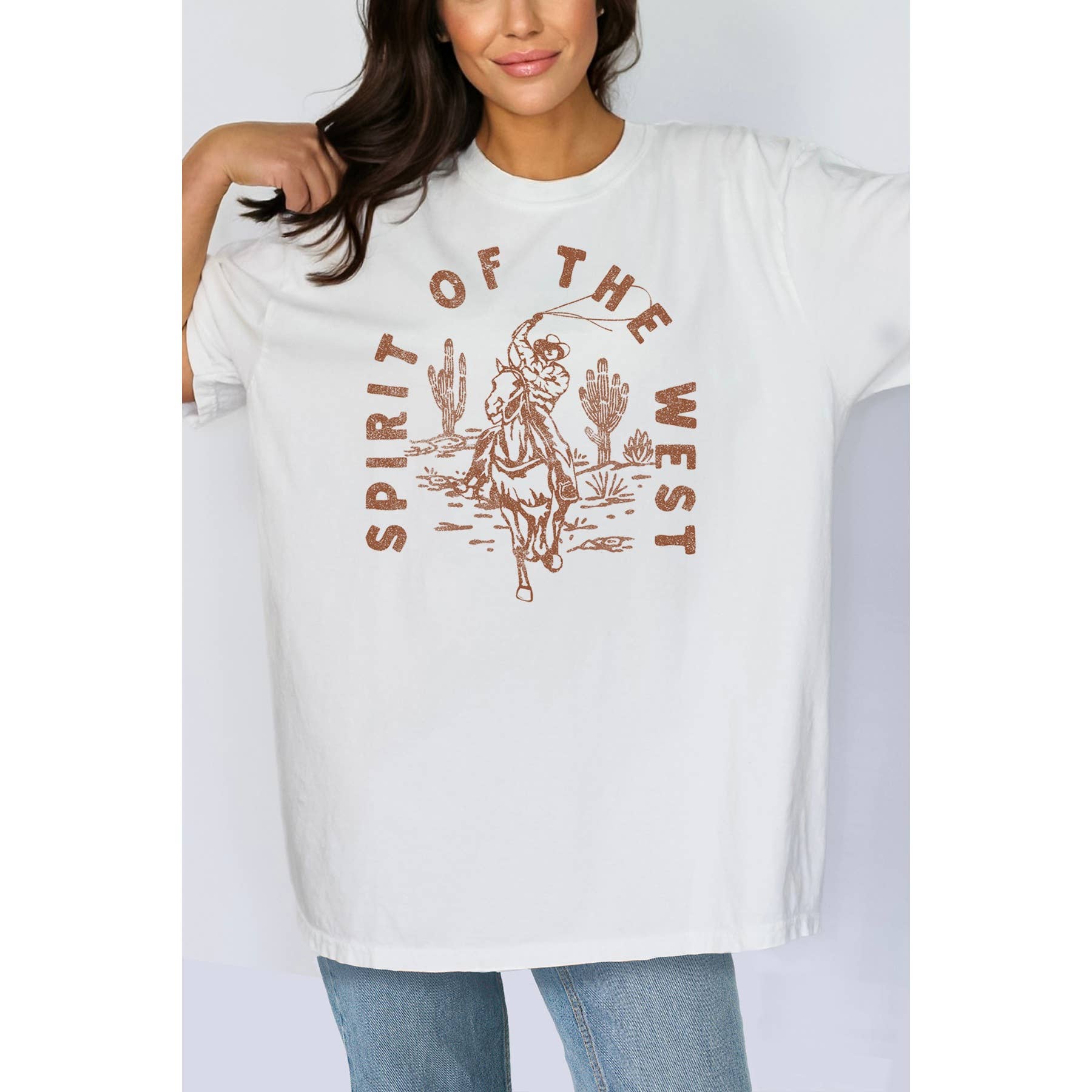 Unisex Oversized Spirit of the West - Adult & Kids T-Shirts, Sweatshirts & Hoodies apparel design preview 1