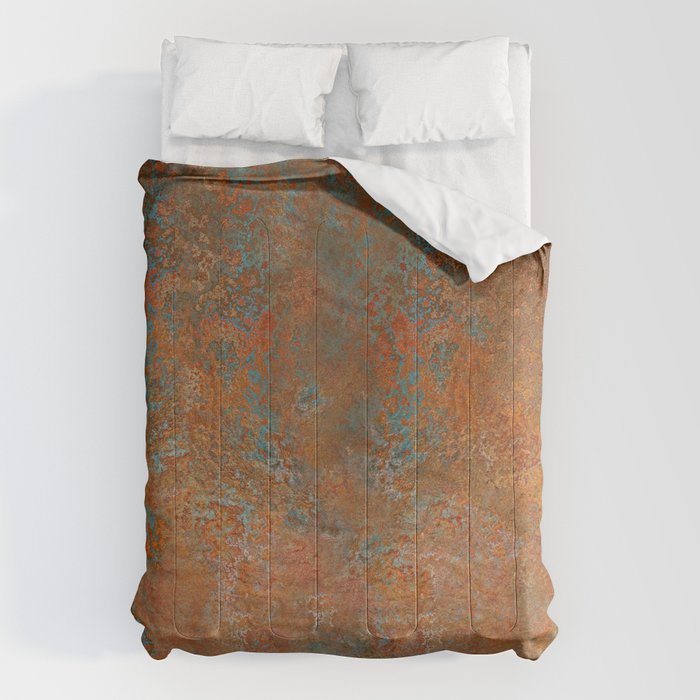 Vintage Rust Copper Comforter Gallery Image 6 - Adult & Kids T-Shirts, Sweatshirts & Hoodies apparel design preview 1