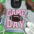 Light Pink Chenille Game Day with Sequin Football - Adult & Kids T-Shirts, Sweatshirts & Hoodies apparel design preview 1
