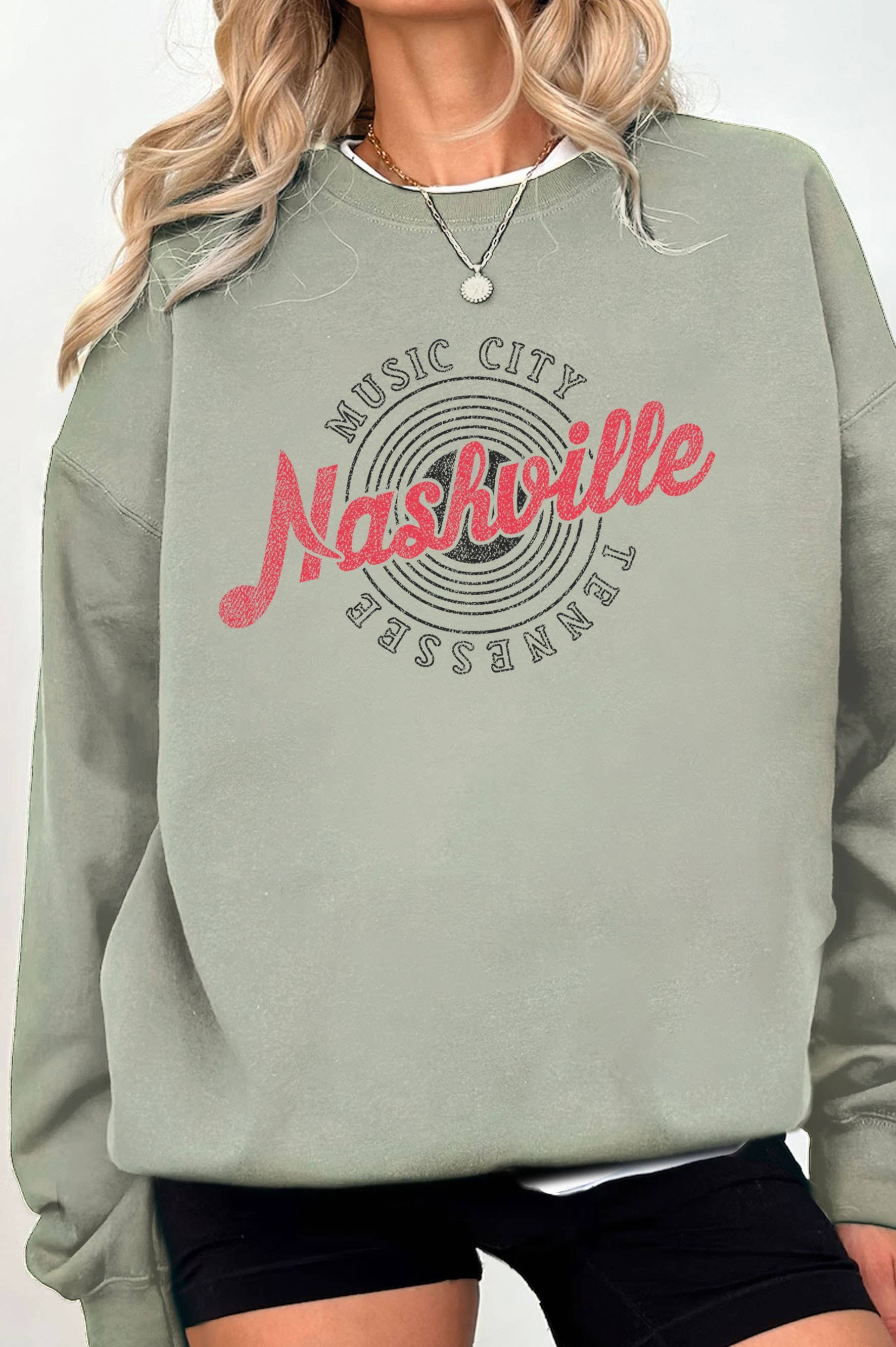 Nashville Music City Graphic Brush - Adult & Kids T-Shirts, Sweatshirts & Hoodies apparel design preview 1