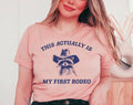 My First Rodeo Raccoon Funny Weird Animal - Adult & Kids T-Shirts, Sweatshirts & Hoodies apparel design preview 1