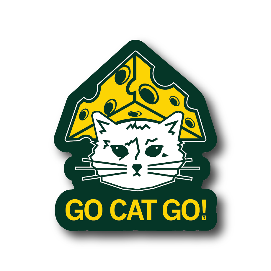 Cheesehead Gary Die-Cut Sticker - Adult & Kids T-Shirts, Sweatshirts & Hoodies apparel design preview 1