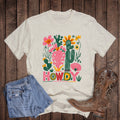 Western Boho Cactus Howdy Graphic - Adult & Kids T-Shirts, Sweatshirts & Hoodies apparel design preview 1