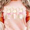 Easter Graphic Coquette Bunny Ears Bella Canvas - Adult & Kids T-Shirts, Sweatshirts & Hoodies apparel design preview 1