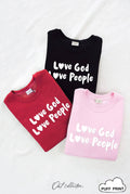 Love God People Puff Graphic - Adult & Kids T-Shirts, Sweatshirts & Hoodies apparel design preview 1