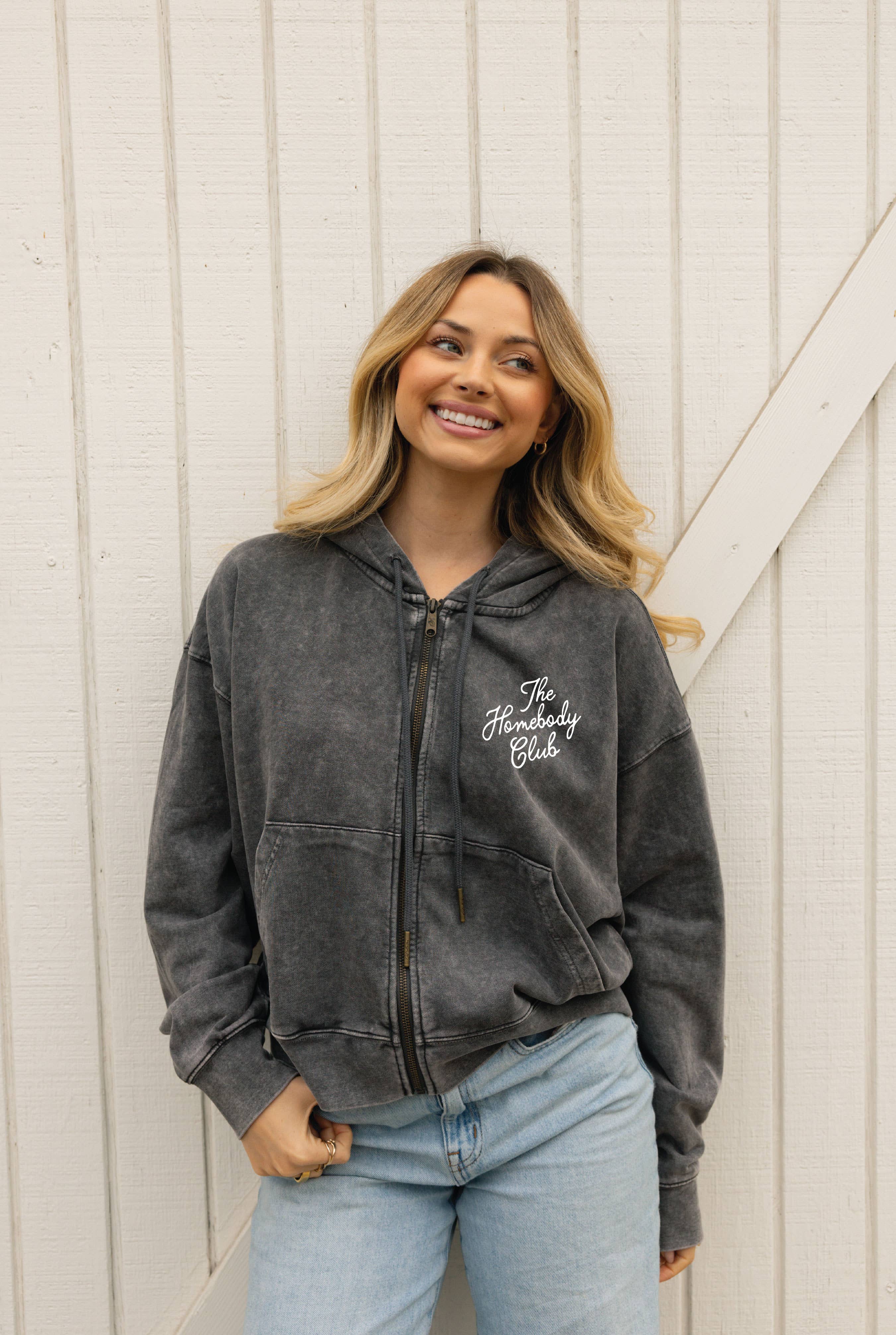 The Homebody Club Mineral Zipper Hooded - Adult & Kids T-Shirts, Sweatshirts & Hoodies apparel design preview 1