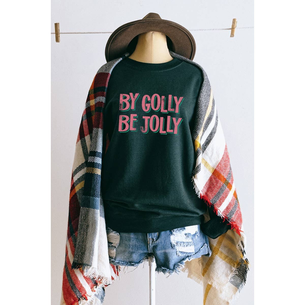 By Golly Be Jolly Graphic - Adult & Kids T-Shirts, Sweatshirts & Hoodies apparel design preview 1