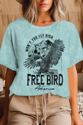 Free Bird Eagle Mineral Graphic - Adult & Kids T-Shirts, Sweatshirts & Hoodies apparel design preview 1