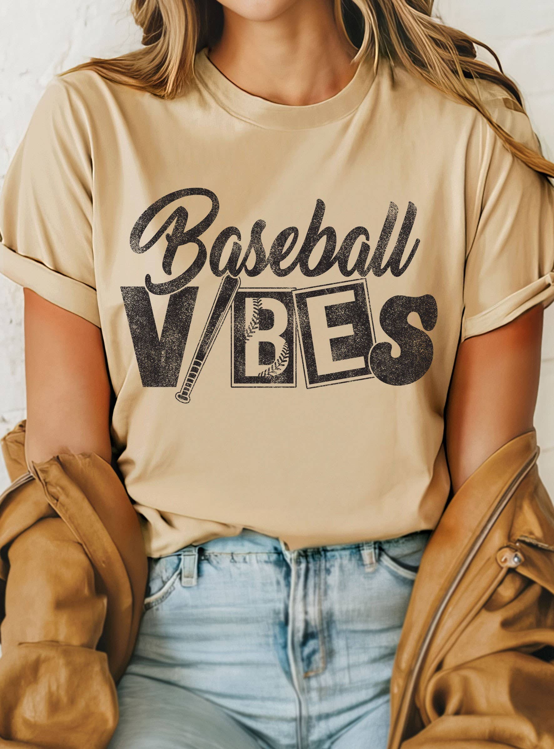 Baseball Vibes Graphic - Adult & Kids T-Shirts, Sweatshirts & Hoodies apparel design preview 1