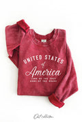United States of America Thermal Vintage - Adult & Kids T-Shirts, Sweatshirts & Hoodies apparel design preview 1