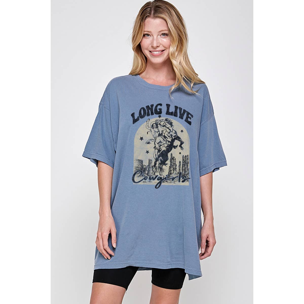 Long Live Cowgirls Vintage Graphic Oversized - Adult & Kids T-Shirts, Sweatshirts & Hoodies apparel design preview 1