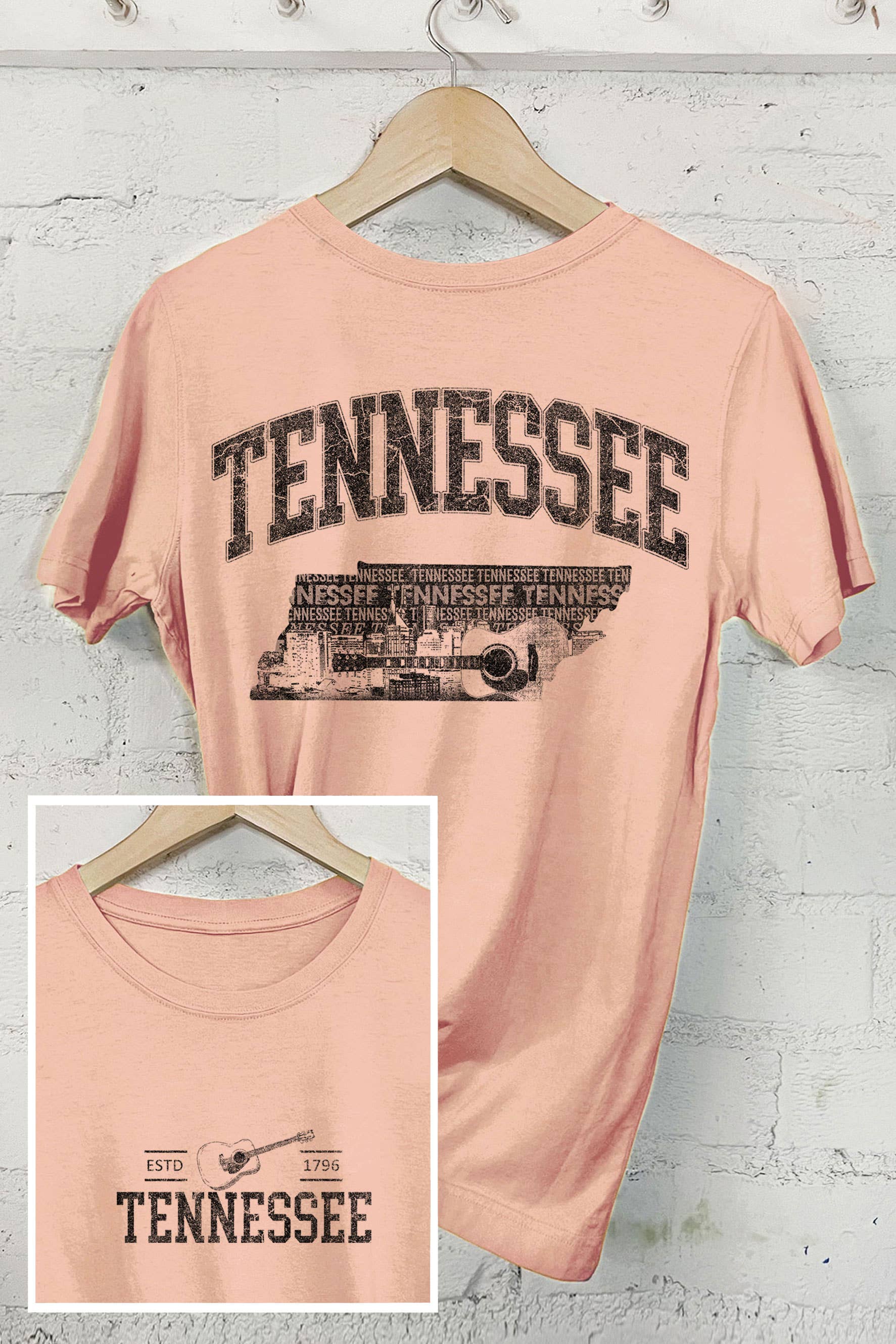 Tennessee State Graphic - Adult & Kids T-Shirts, Sweatshirts & Hoodies apparel design preview 1