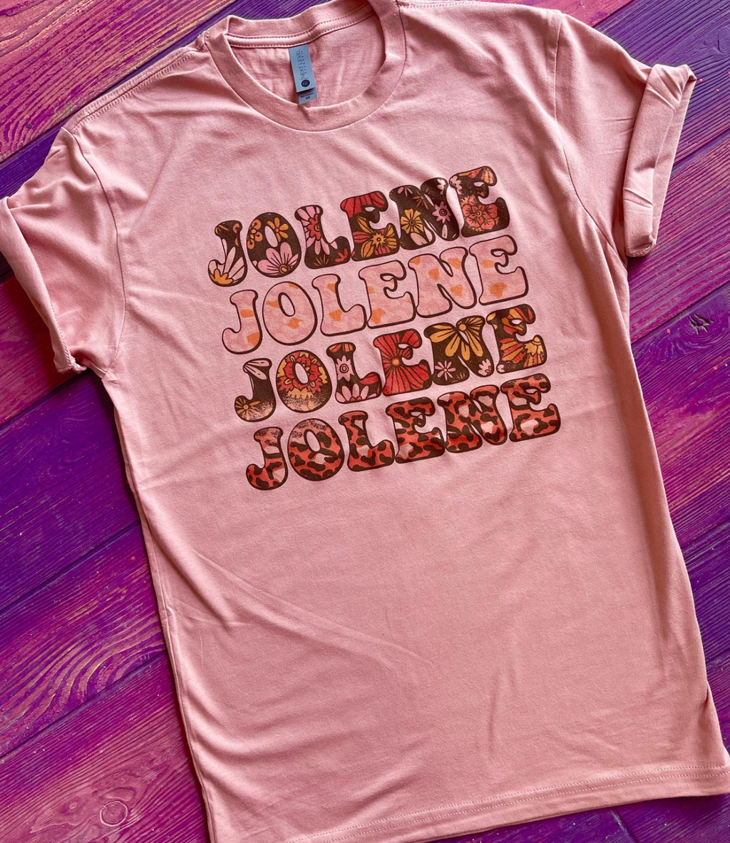 Retro Jolene Desert Rose - Adult & Kids T-Shirts, Sweatshirts & Hoodies apparel design preview 1