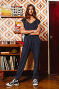 R5035B V-Neck Solid Knit Jumpsuit - Adult & Kids T-Shirts, Sweatshirts & Hoodies apparel design preview 1