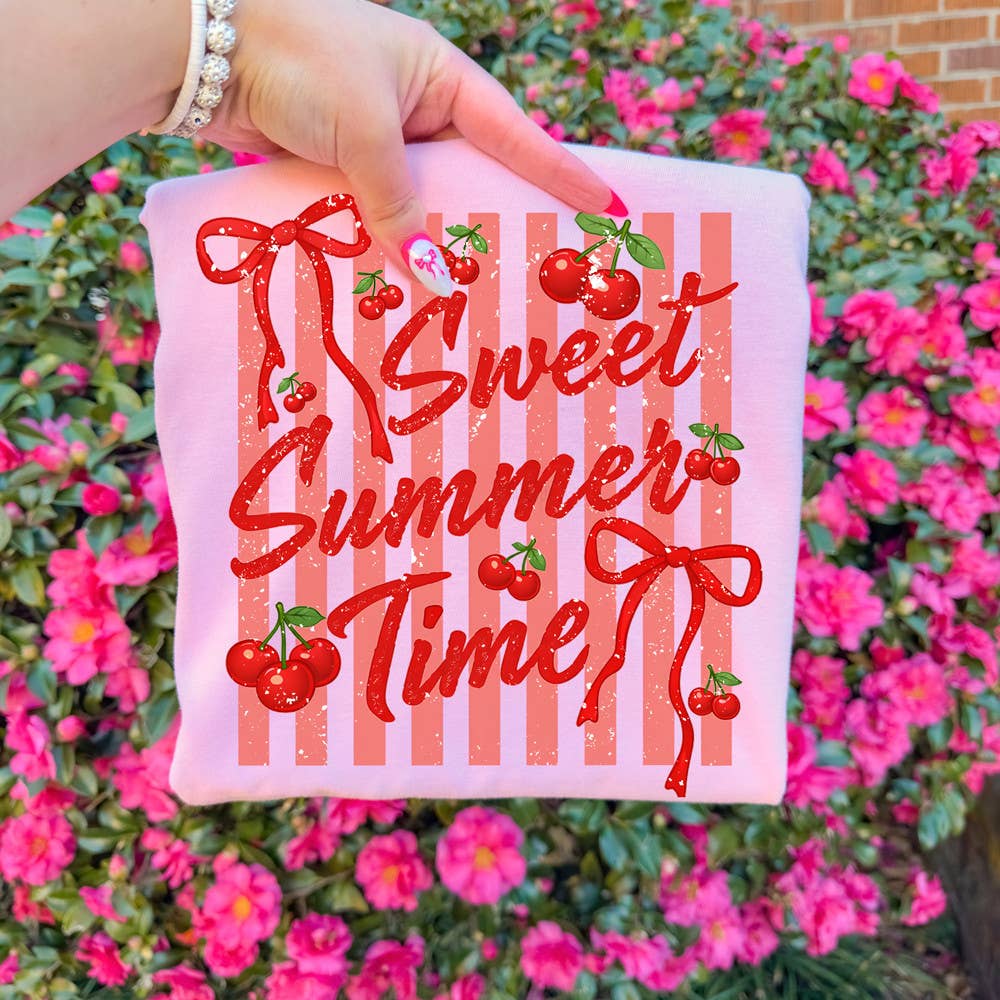 Sweet Summertime Strawberries - Adult & Kids T-Shirts, Sweatshirts & Hoodies apparel design preview 1