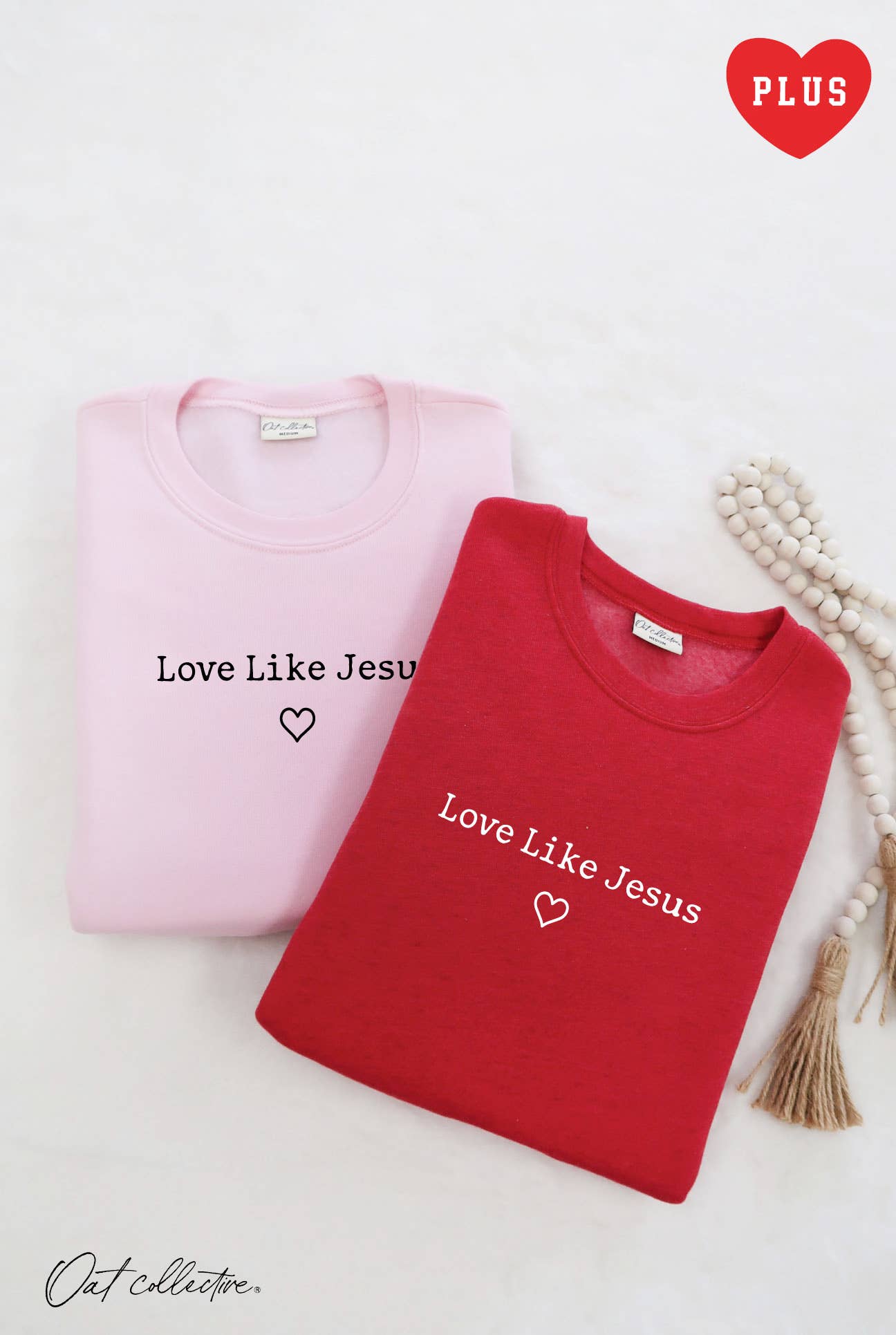 Love Like Jesus Plus Graphic - Adult & Kids T-Shirts, Sweatshirts & Hoodies apparel design preview 1