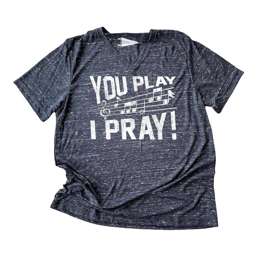 V-Neck Marbled Band Mom Christian - Adult & Kids T-Shirts, Sweatshirts & Hoodies apparel design preview 1
