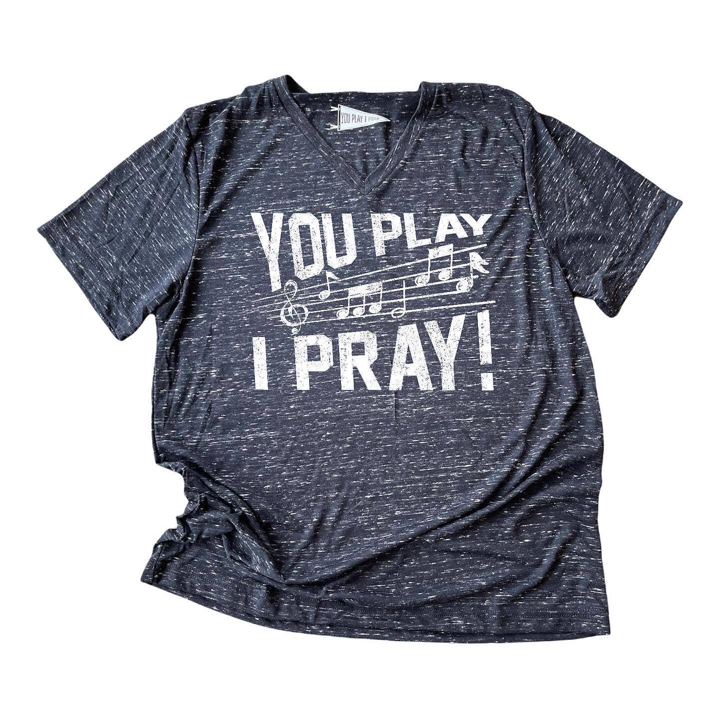 V-Neck Marbled Band Mom Christian - Adult & Kids T-Shirts, Sweatshirts & Hoodies apparel design preview 1