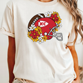 Kansas City Floral Football or - Adult & Kids T-Shirts, Sweatshirts & Hoodies apparel design preview 1