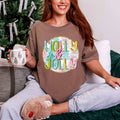 Holly Jolly Faux Glitter - Adult & Kids T-Shirts, Sweatshirts & Hoodies apparel design preview 1