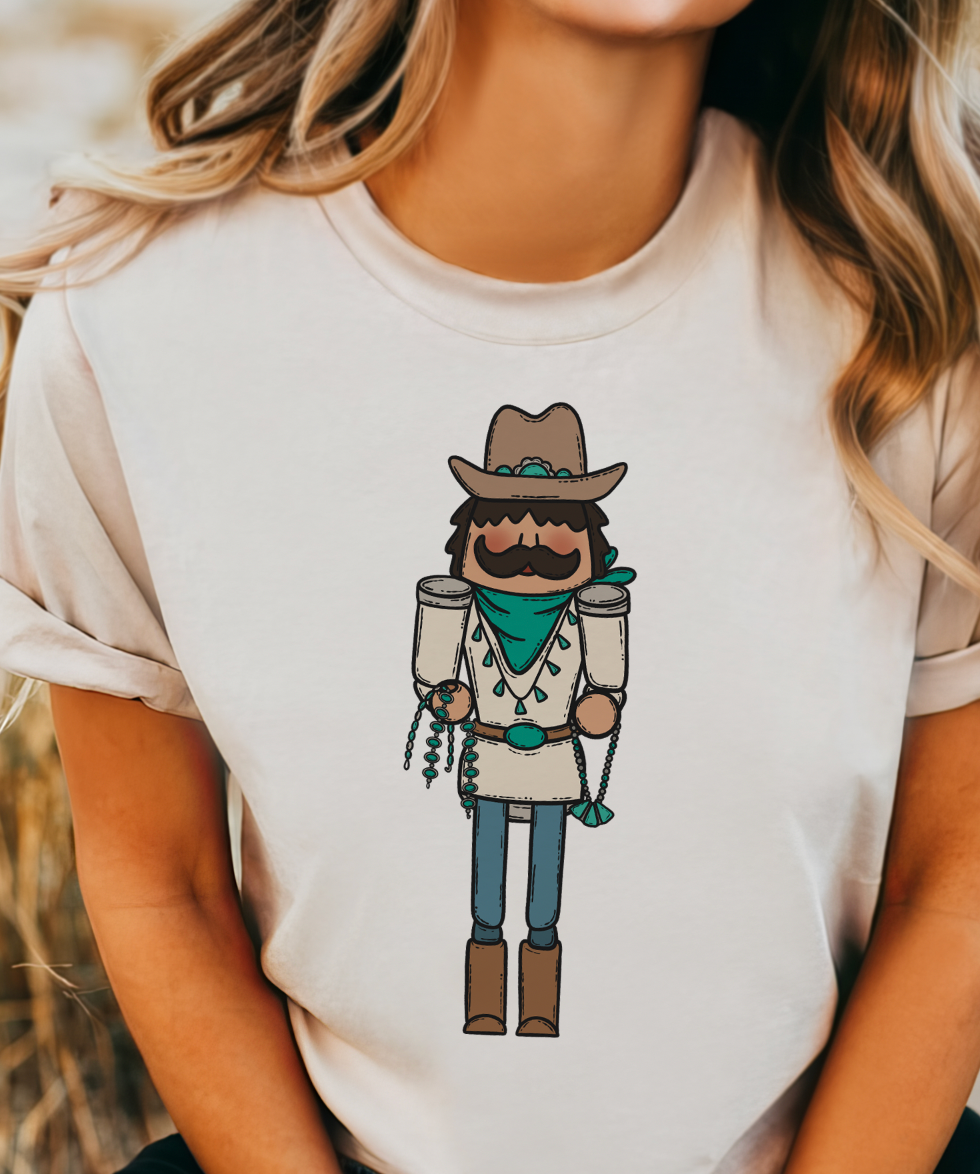 Turquoise Nutcracker- Christmas or - Adult & Kids T-Shirts, Sweatshirts & Hoodies apparel design preview 1
