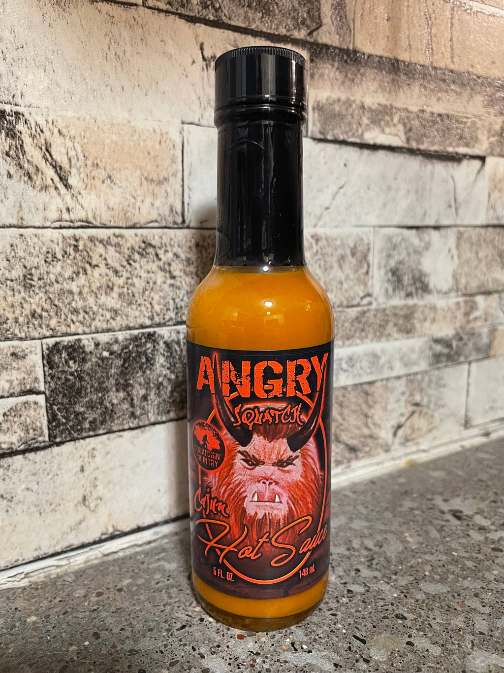 Angry Squatch Cajun Hot Sauce - Adult & Kids T-Shirts, Sweatshirts & Hoodies apparel design preview 1