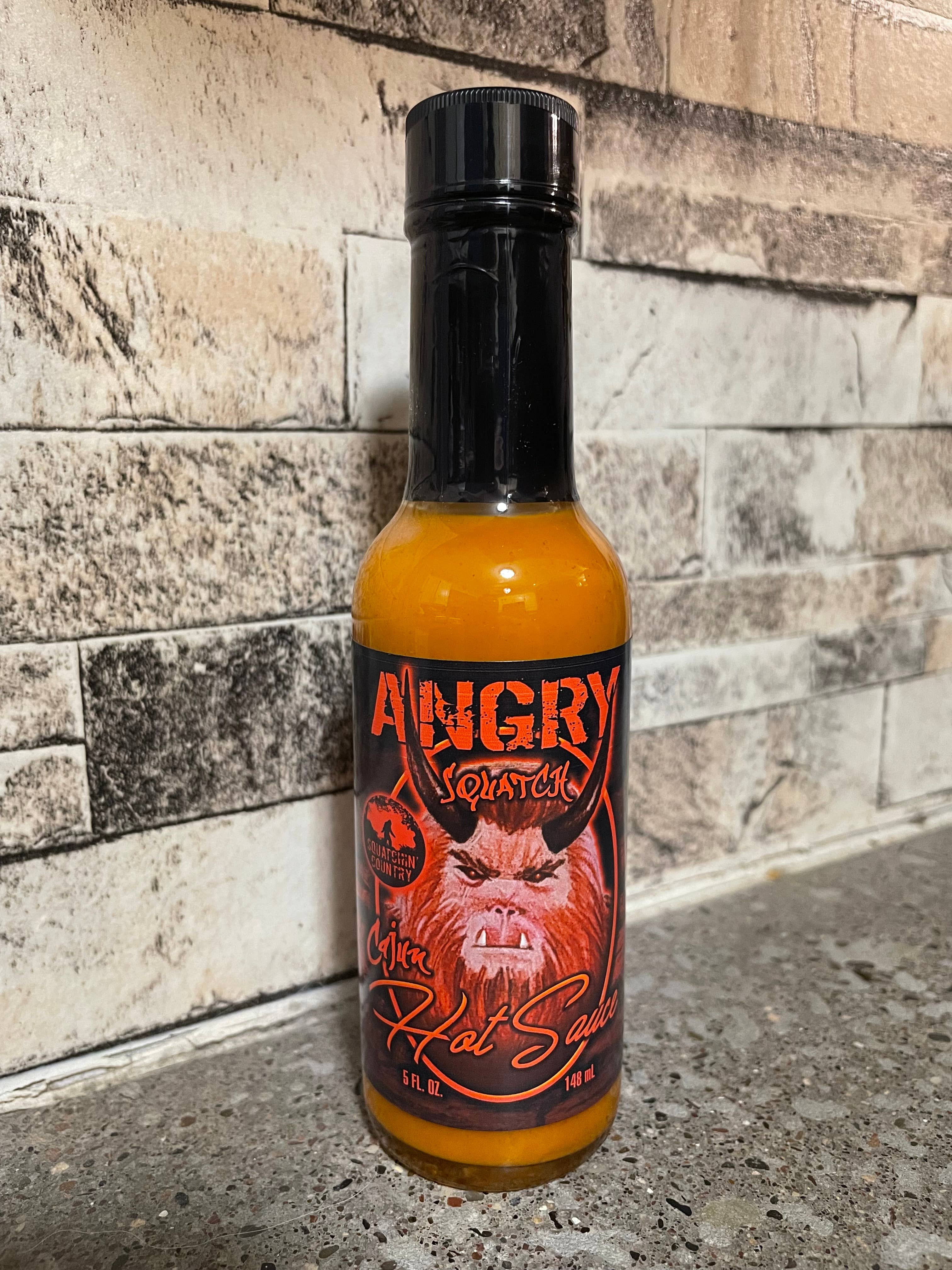 Angry Squatch Cajun Hot Sauce - Adult & Kids T-Shirts, Sweatshirts & Hoodies apparel design preview 1