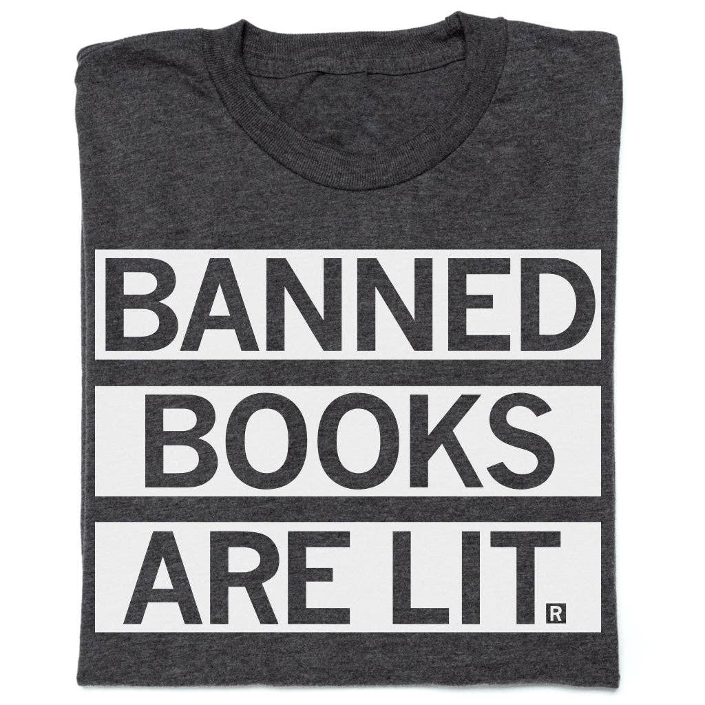 Banned Books Are Lit - Adult & Kids T-Shirts, Sweatshirts & Hoodies apparel design preview 1