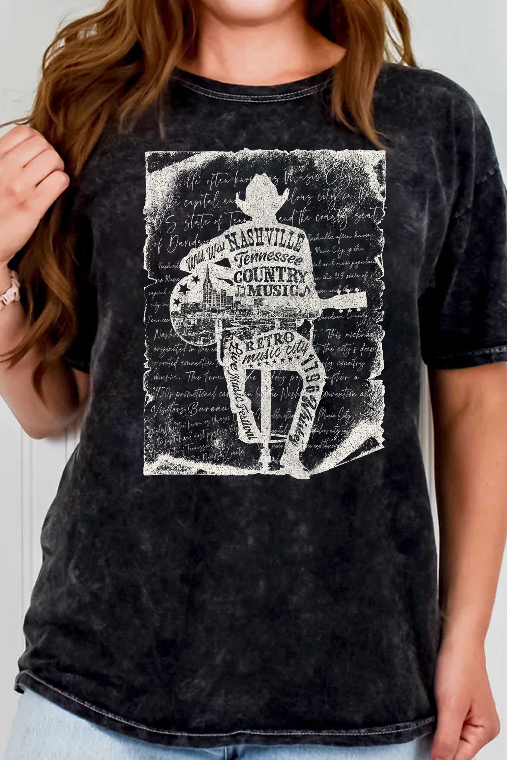 Nashville Country Music Mineral Graphic - Adult & Kids T-Shirts, Sweatshirts & Hoodies apparel design preview 1