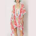 Aztec Print Tassel Kimono Poncho Beach Cover-Up - Adult & Kids T-Shirts, Sweatshirts & Hoodies apparel design preview 1